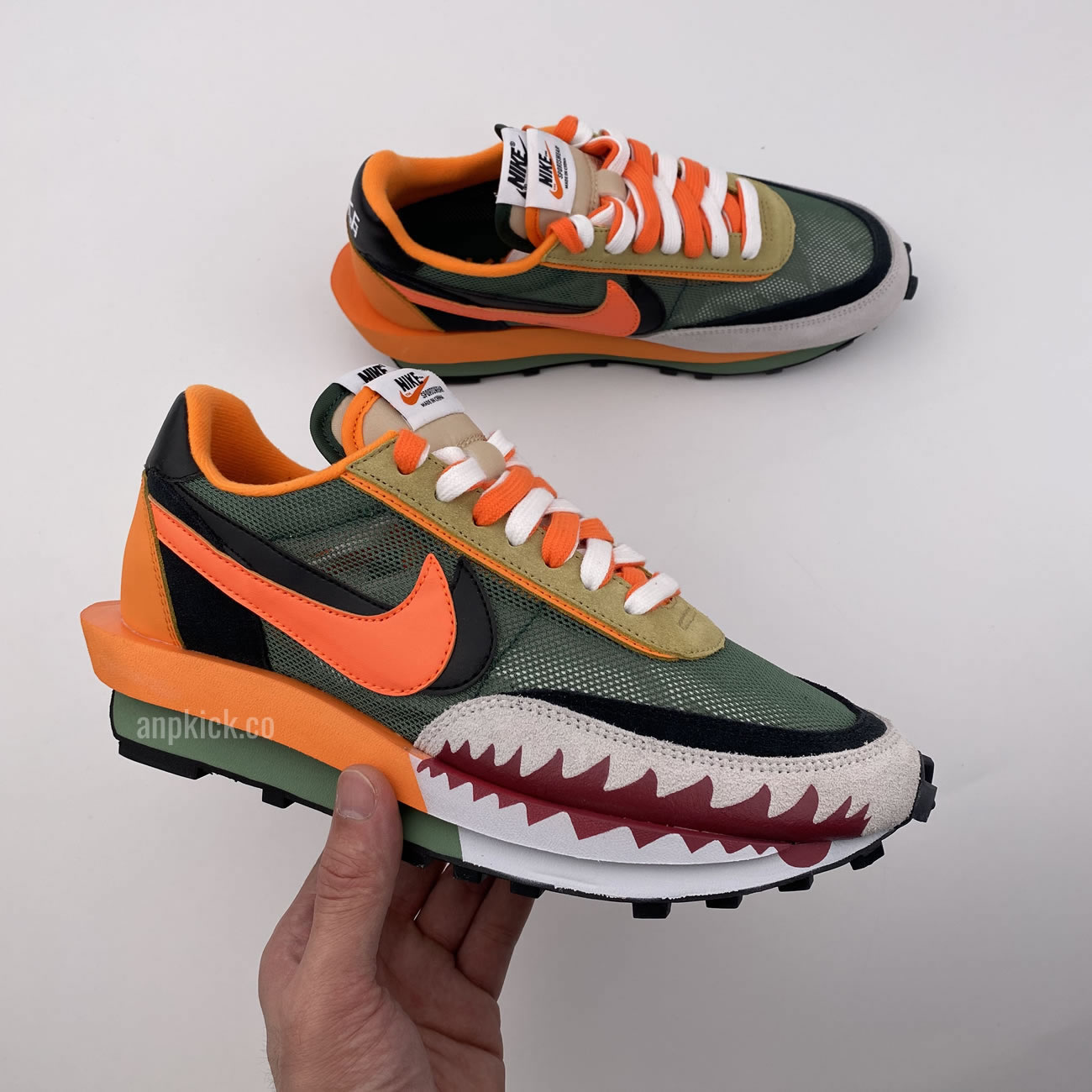 Bape Shark Mouth Sacai Nike Ldv Waffle Custom Shoes Bv0073 007 (10) - www.newkick.vip